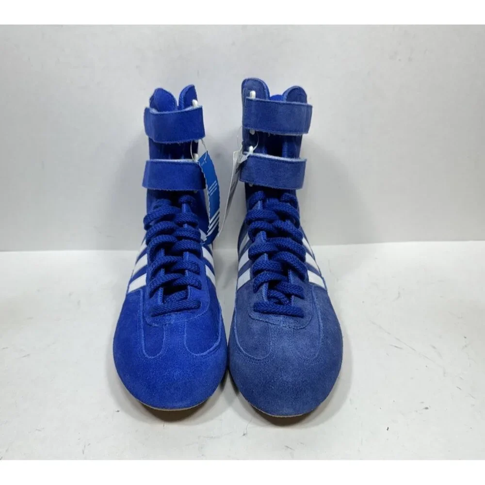 Adidas‎ Monza Racing Driving Blue Suede Shoes Men’s Size 8 382673 Strap